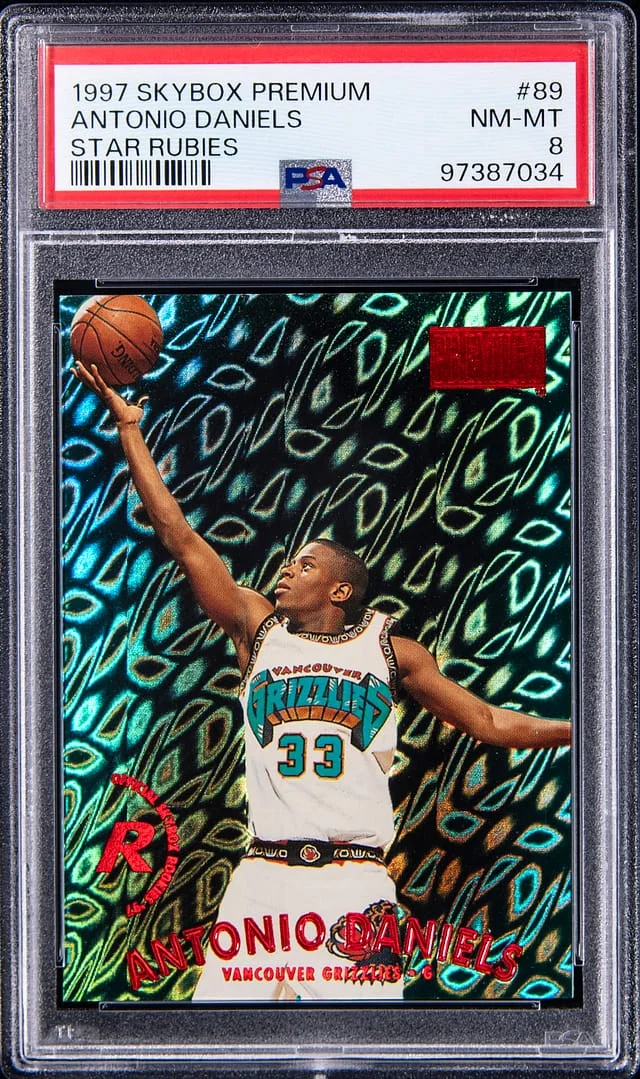 1997-98 SkyBox Premium Antonio Daniels Star Rubies #89 card image