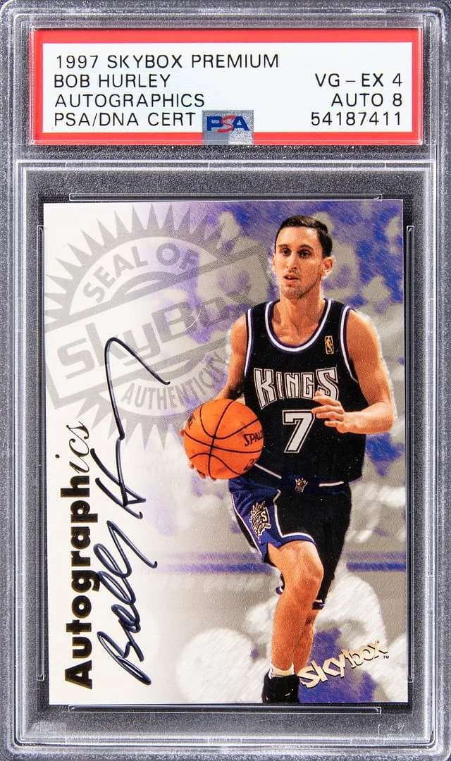 1997-98 SkyBox Premium Autographics Bobby Hurley #no-number card image