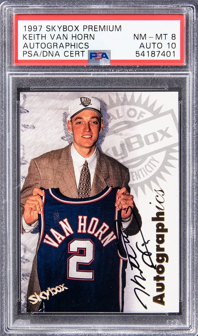 1997-98 SkyBox Premium Autographics Keith Van Horn #no-number card image