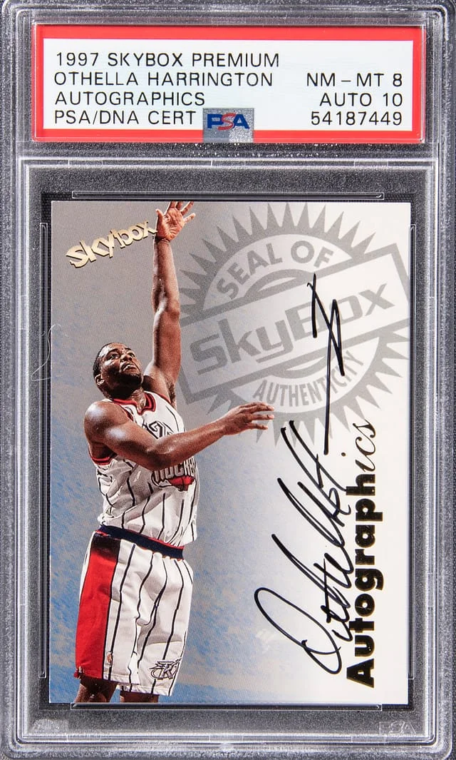 1997-98 SkyBox Premium Autographics Othella Harrington #no-number card image