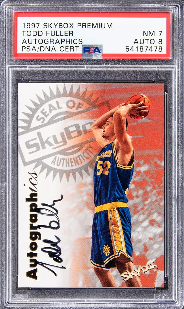 1997-98 SkyBox Premium Autographics Todd Fuller #no-number card image