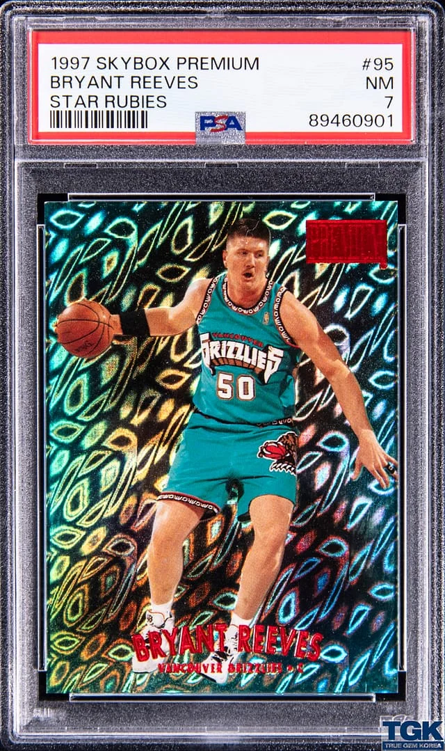1997-98 SkyBox Premium Bryant Reeves Star Rubies #95 card image