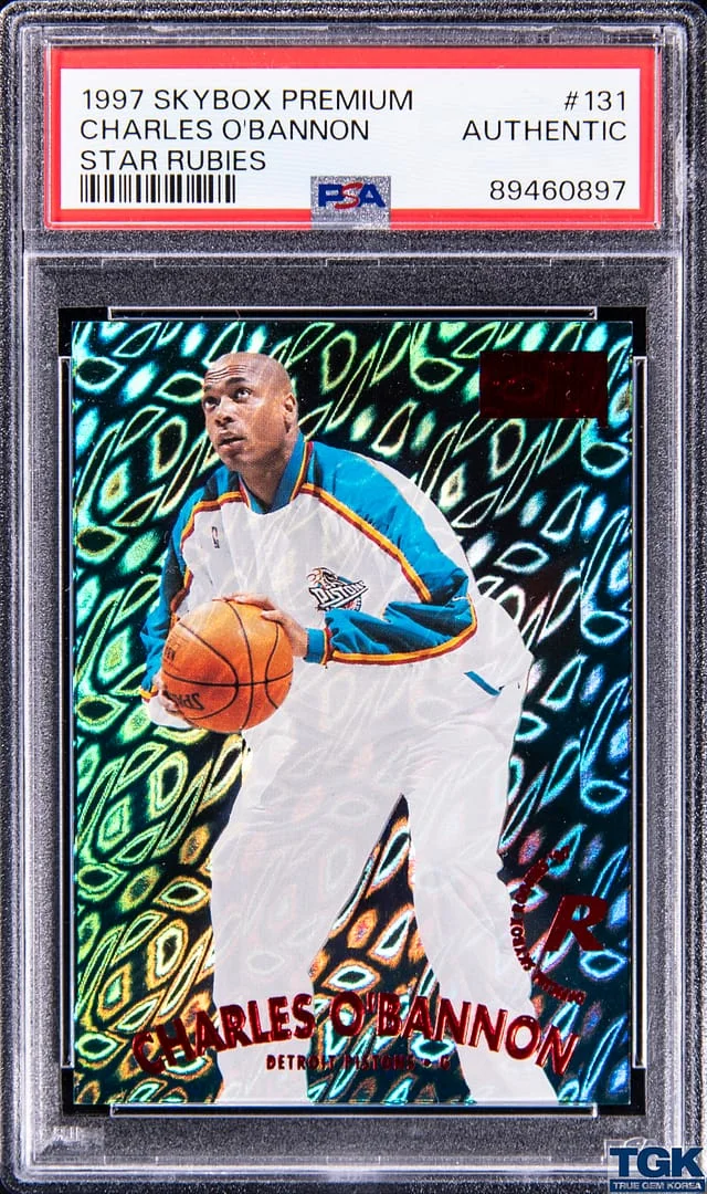 1997-98 SkyBox Premium Charles O'Bannon Star Rubies #131 card image