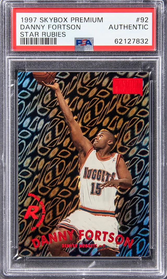 1997-98 SkyBox Premium Danny Fortson Star Rubies #92 card image