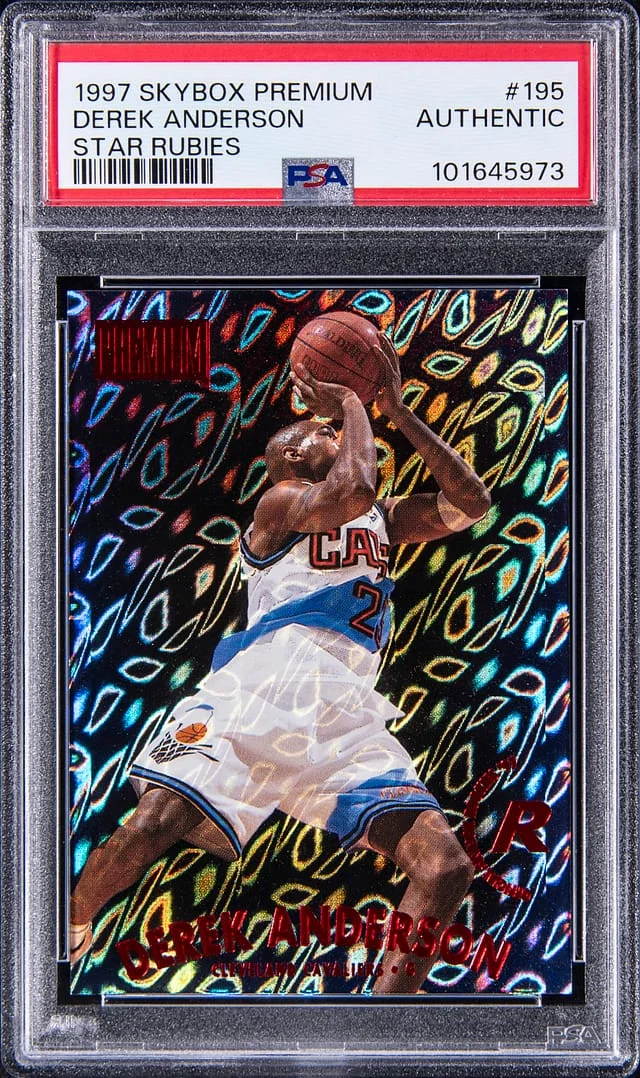 1997-98 SkyBox Premium Derek Anderson Star Rubies #195 card image