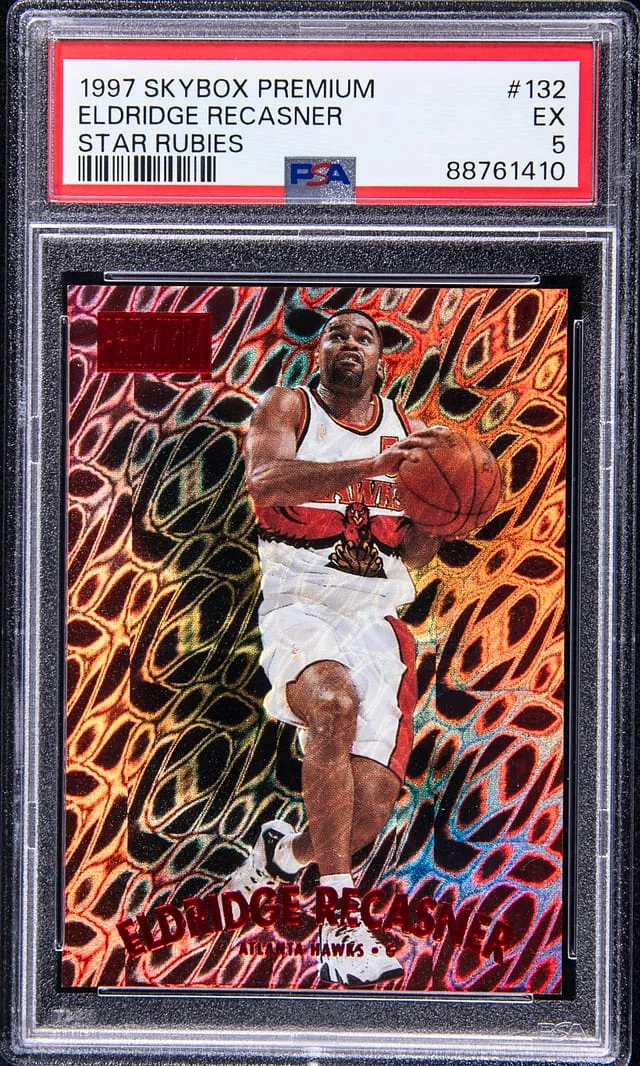 1997-98 SkyBox Premium Eldridge Recasner Star Rubies #132 card image