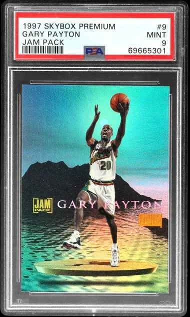 1997-98 SkyBox Premium Gary Payton Jam Pack #9 card image