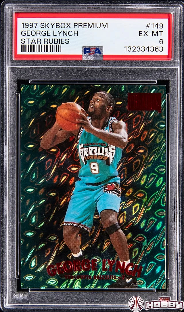 1997-98 SkyBox Premium George Lynch Star Rubies #149 card image