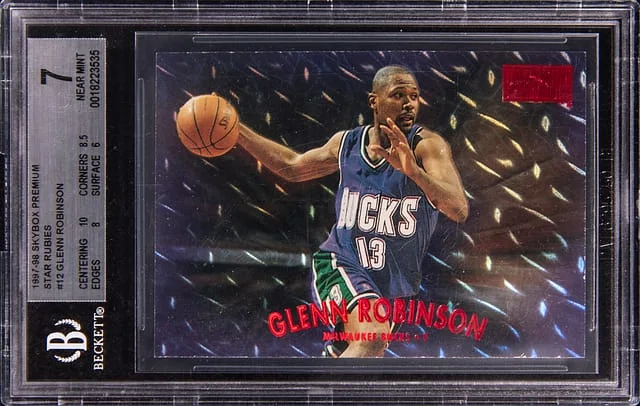 1997-98 SkyBox Premium Glenn Robinson Star Rubies #12 card image