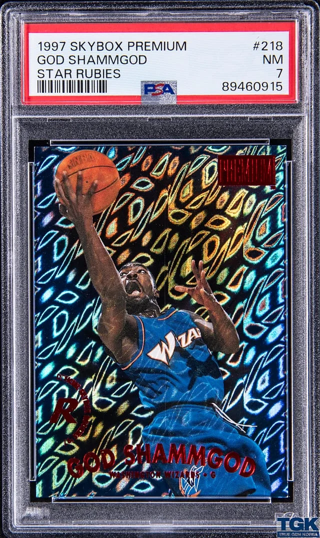 1997-98 SkyBox Premium God Shammgod Star Rubies #218 card image