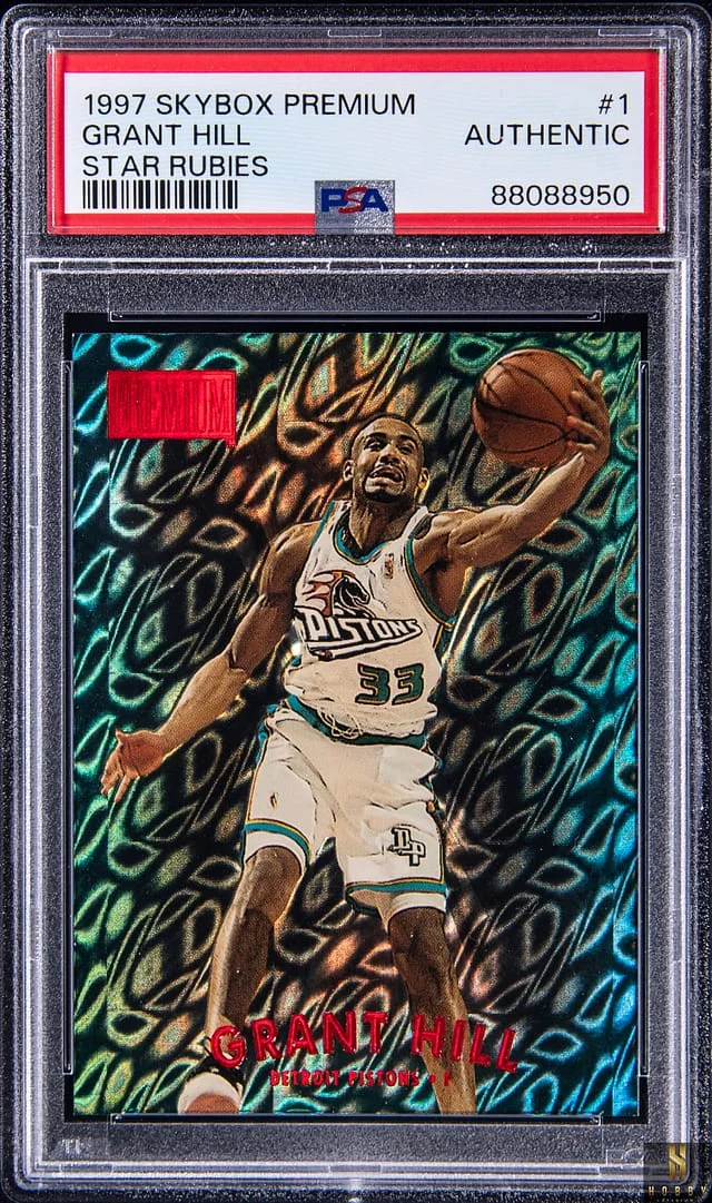 1997-98 SkyBox Premium Grant Hill Star Rubies #1 card image