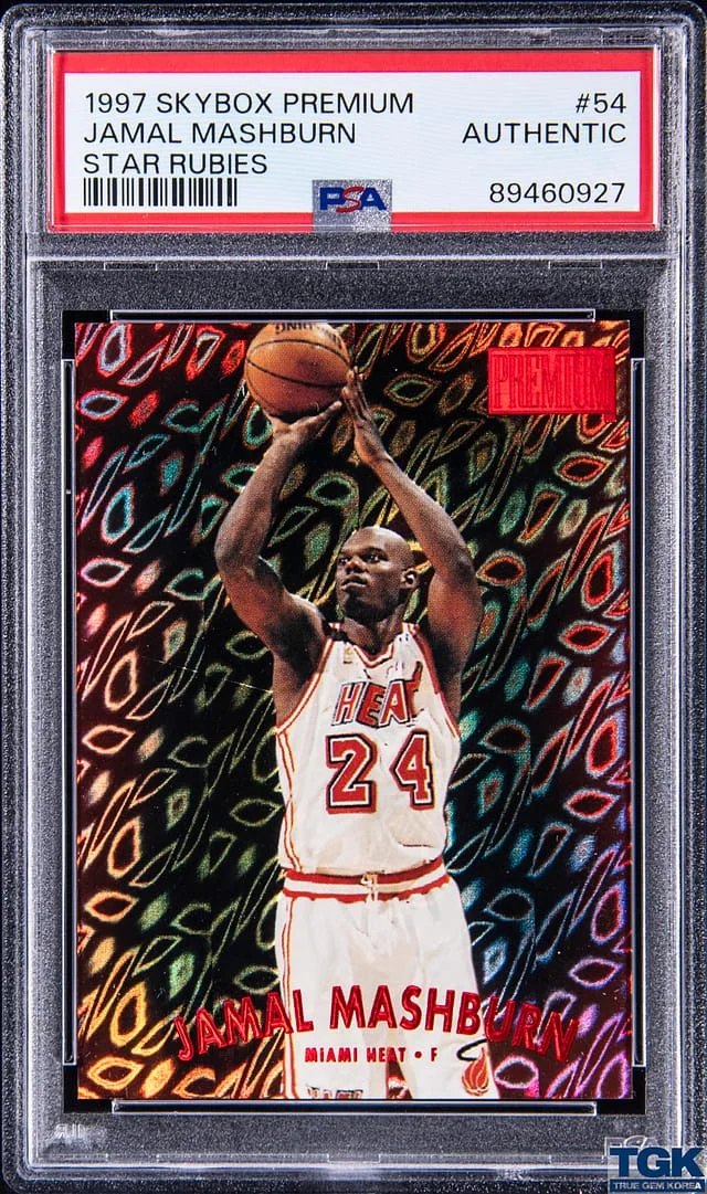 1997-98 SkyBox Premium Jamal Mashburn Star Rubies #54 card image