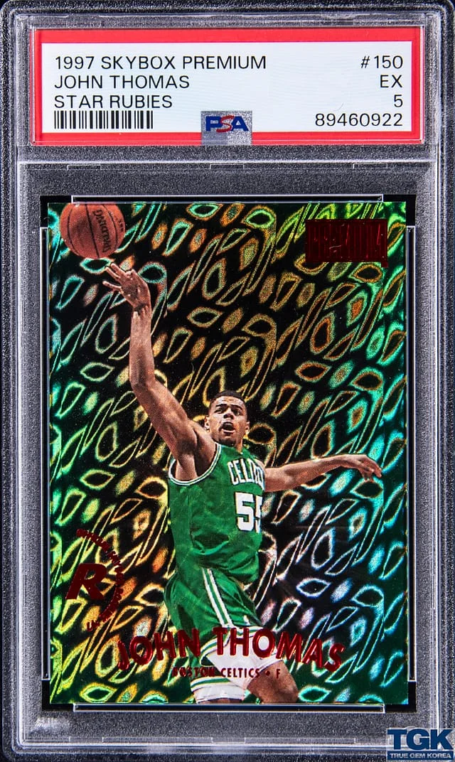 1997-98 SkyBox Premium John Thomas Star Rubies #150 card image