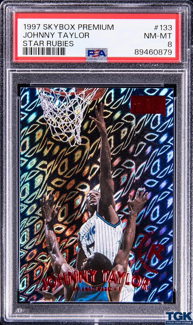 1997-98 SkyBox Premium Johnny Taylor Star Rubies #133 card image