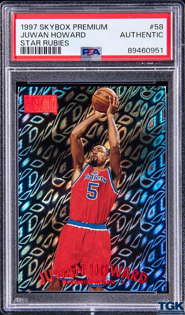 1997-98 SkyBox Premium Juwan Howard Star Rubies #58 card image