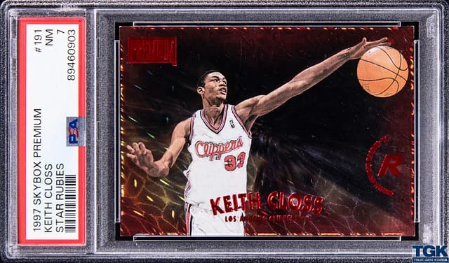 1997-98 SkyBox Premium Keith Closs Star Rubies #191 card image