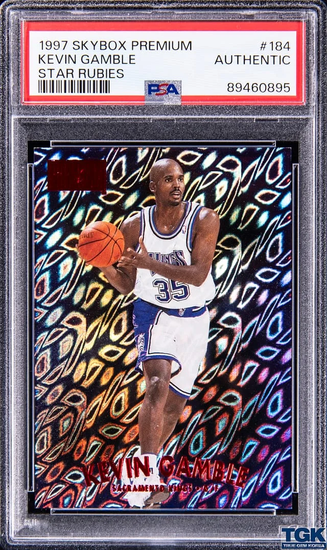1997-98 SkyBox Premium Kevin Gamble Star Rubies #184 card image