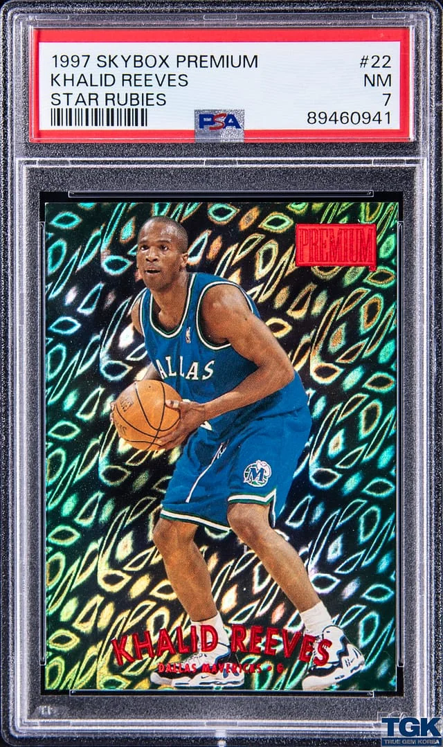 1997-98 SkyBox Premium Khalid Reeves Star Rubies #22 card image