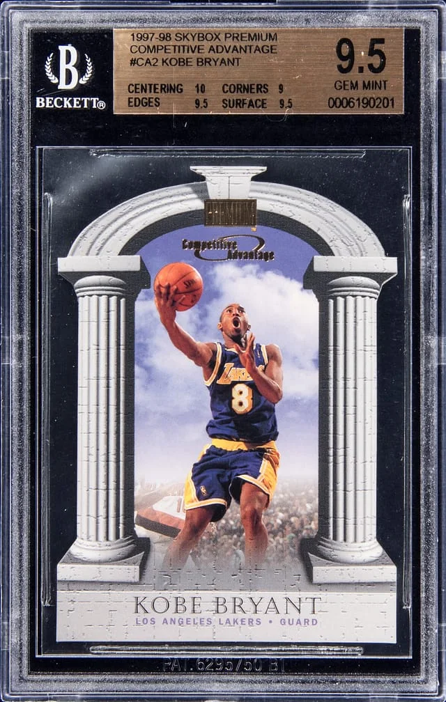 1997-98 SkyBox Premium Kobe Bryant Competitive Advantage #CA2 card image