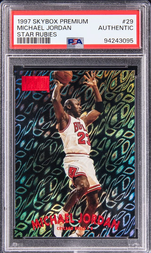 1997-98 SkyBox Premium Michael Jordan Star Rubies #29 card image