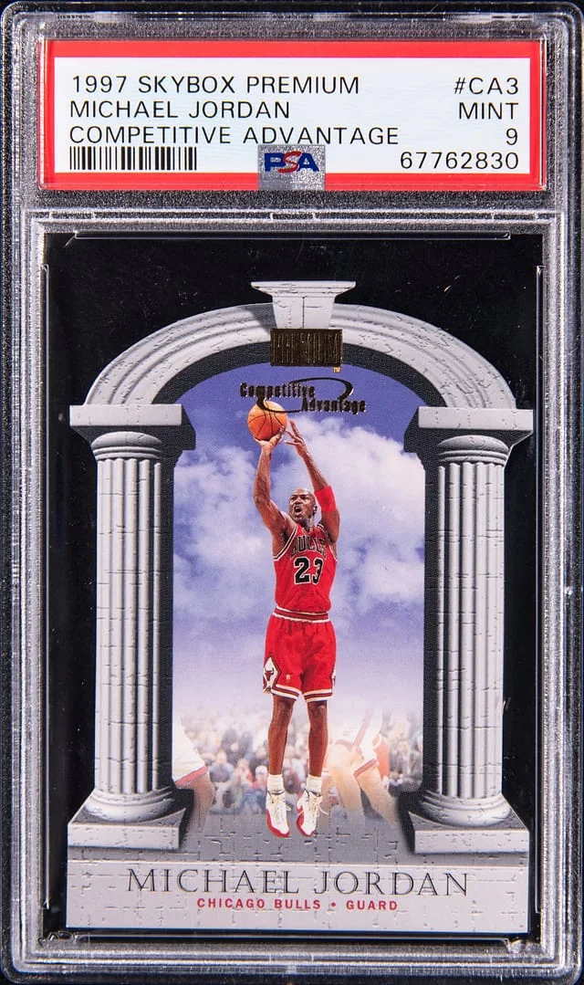 1997-98 SkyBox Premium Michael Jordan Competitive Advantage #3 card image