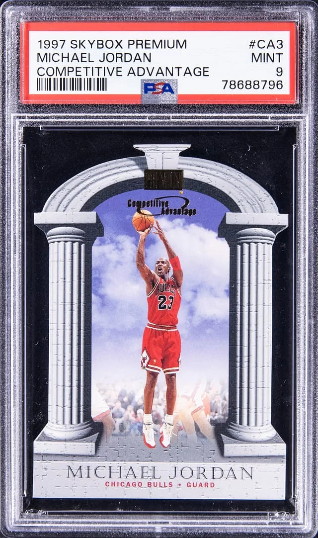 1997-98 SkyBox Premium Michael Jordan Competitive Advantage #CA3 card image