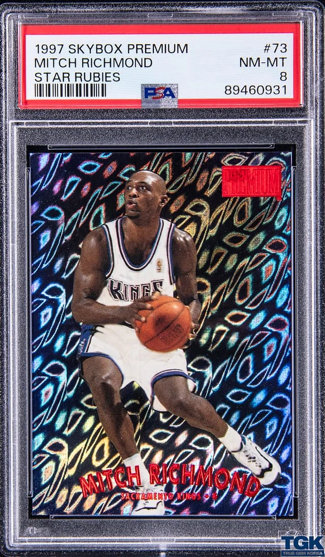 1997-98 SkyBox Premium Mitch Richmond Star Rubies #73 card image