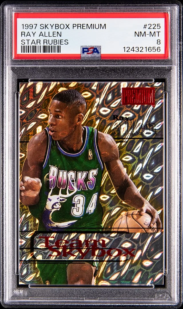 1997-98 SkyBox Premium Ray Allen Star Rubies #225 card image