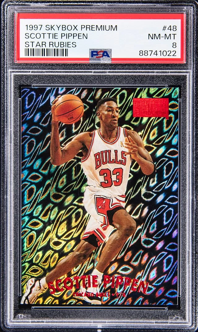 1997-98 SkyBox Premium Scottie Pippen Star Rubies #48 card image