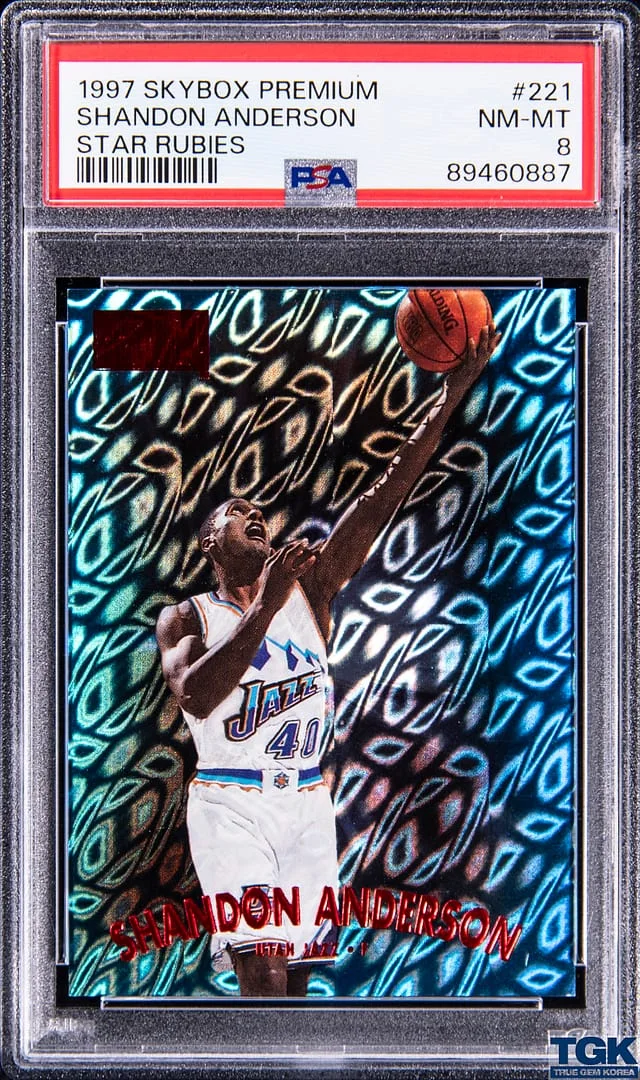 1997-98 SkyBox Premium Shandon Anderson Star Rubies #221 card image