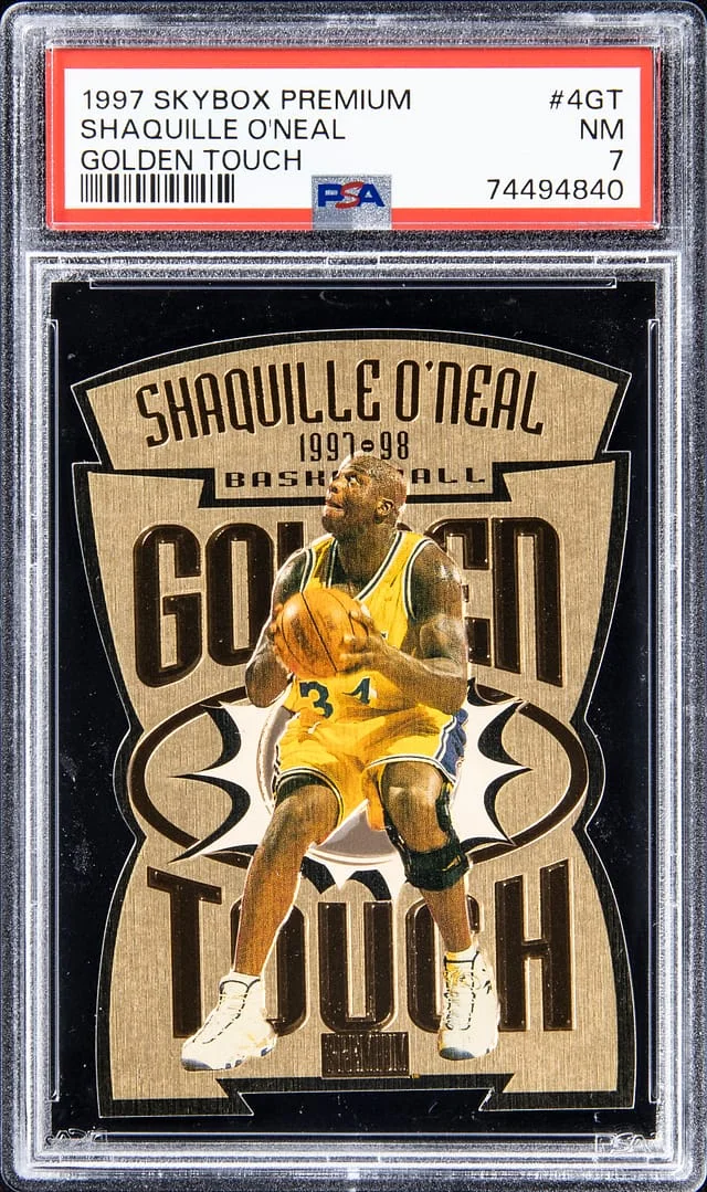 1997-98 SkyBox Premium Shaquille O'Neal Golden Touch #4GT card image