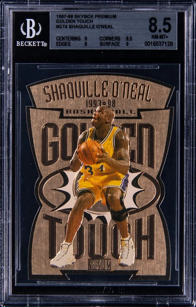 1997-98 SkyBox Premium Shaquille O'Neal Golden Touch #GT4 card image