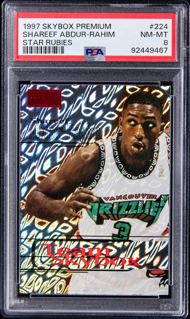 1997-98 SkyBox Premium Shareef Abdur-Rahim Star Rubies #224 card image