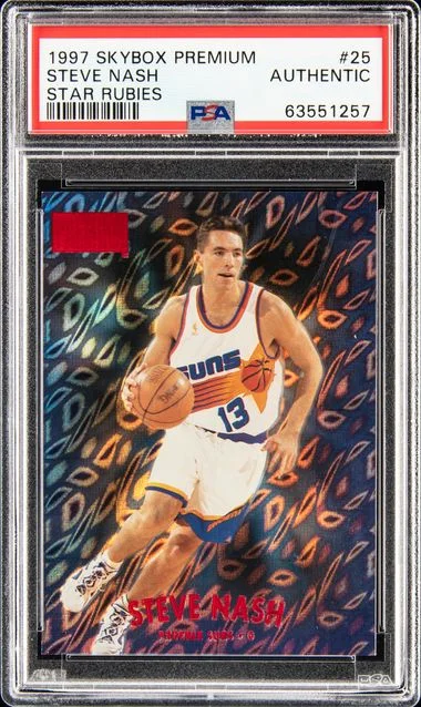 1997-98 SkyBox Premium Steve Nash Star Rubies #25 card image
