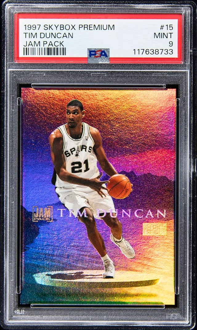 1997-98 SkyBox Premium Tim Duncan Jam Pack #15 card image