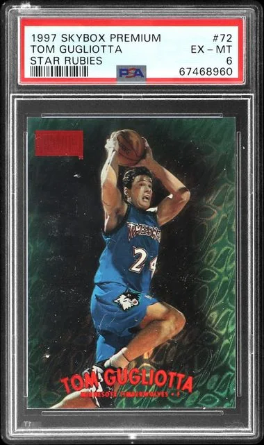 1997-98 SkyBox Premium Tom Gugliotta Star Rubies #72 card image