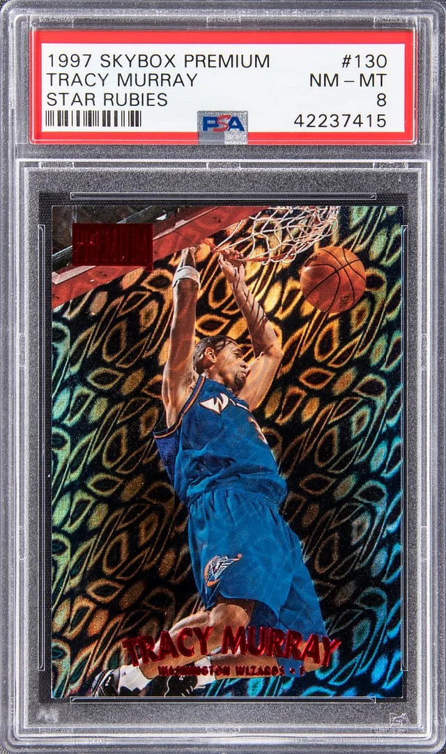 1997-98 SkyBox Premium Tracy Murray Star Rubies #130 card image