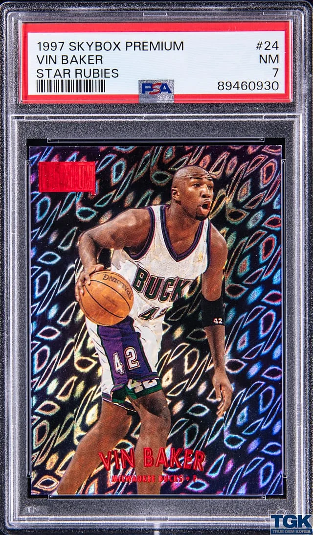 1997-98 SkyBox Premium Vin Baker Star Rubies #24 card image