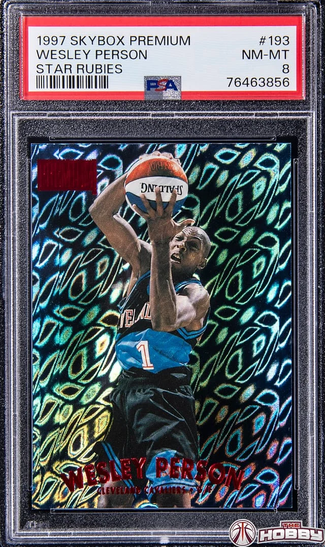 1997-98 SkyBox Premium Wesley Person Star Rubies #193 card image