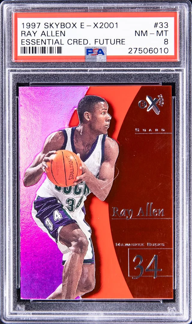 1997-98 SkyBox Ray Allen E-X2001 Essential Credential Future #33 card image