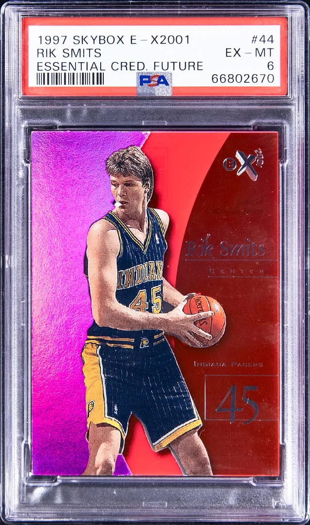 1997-98 SkyBox Rik Smits E-X2001 Essential Credential Future #44 card image