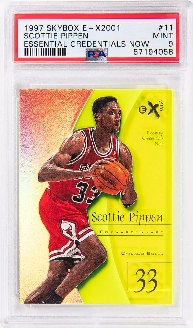 1997-98 SkyBox Scottie Pippen E-X2001 Essential Credentials Now #11 card image