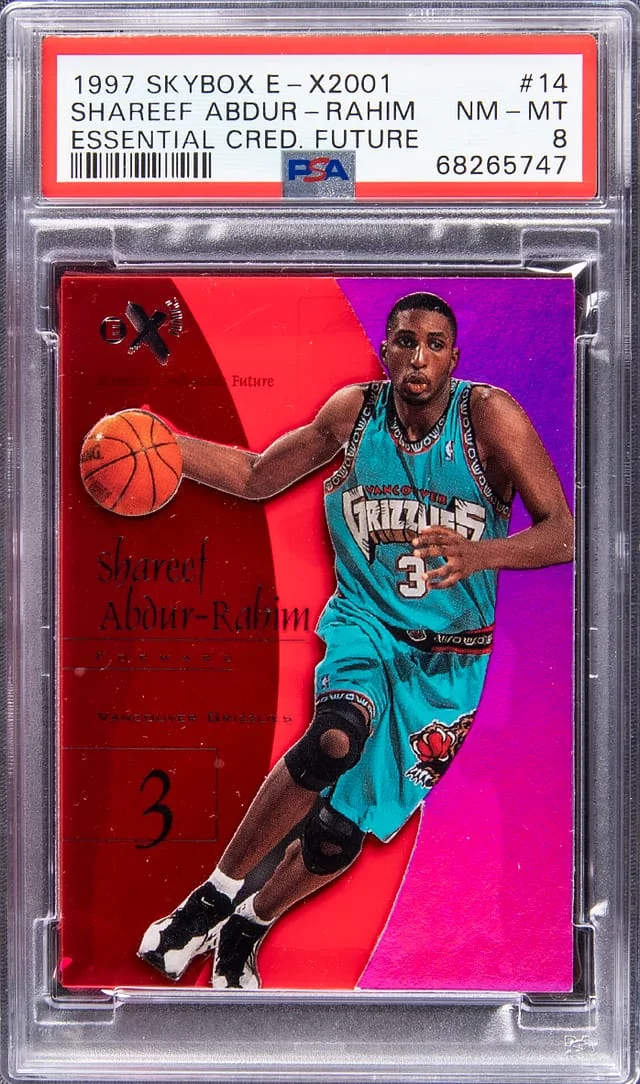 1997-98 SkyBox Shareef Abdur-Rahim E-X2001 Essential Credentials Future #14 card image