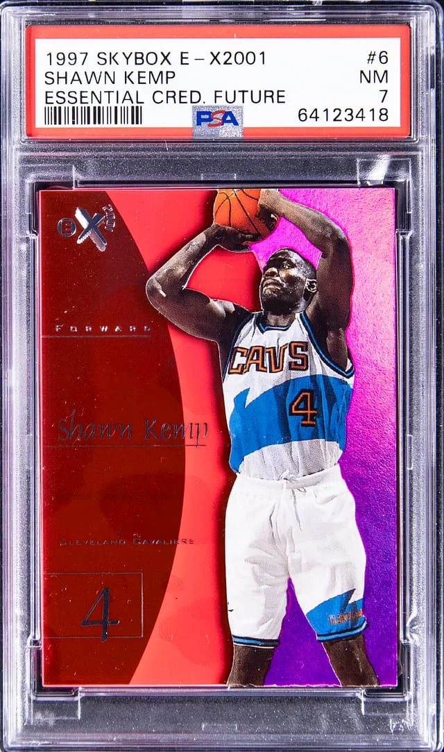 1997-98 SkyBox Shawn Kemp E-X2001 Essential Credential Future #6 card image