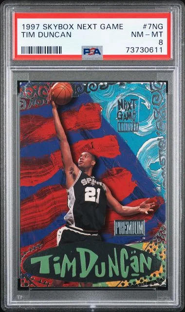 1997-98 SkyBox Tim Duncan Next Game #7NG card image