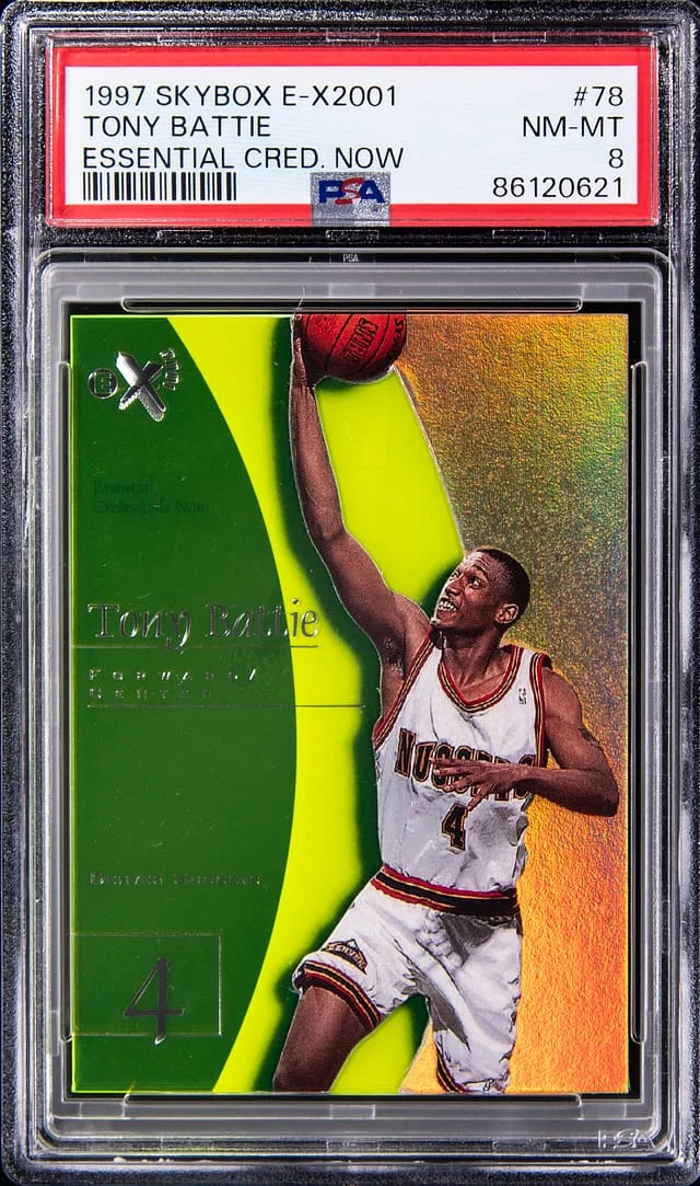 1997-98 SkyBox Tony Battie E-X2001 Essential Credentials Now #78 card image