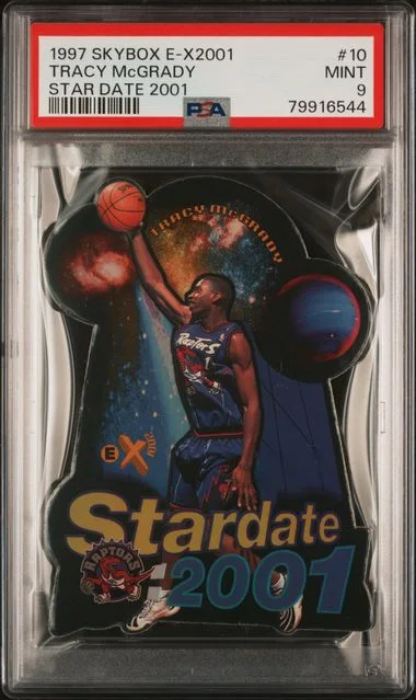 1997-98 SkyBox Tracy Mcgrady E-X2001 Star Date 2001 #10 card image