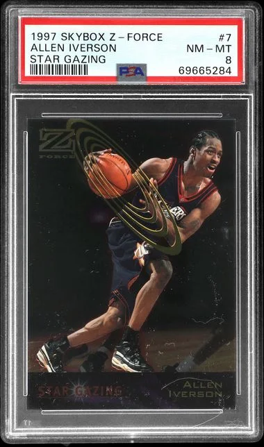 1997-98 SkyBox Z-Force Allen Iverson Star Gazing #7 card image