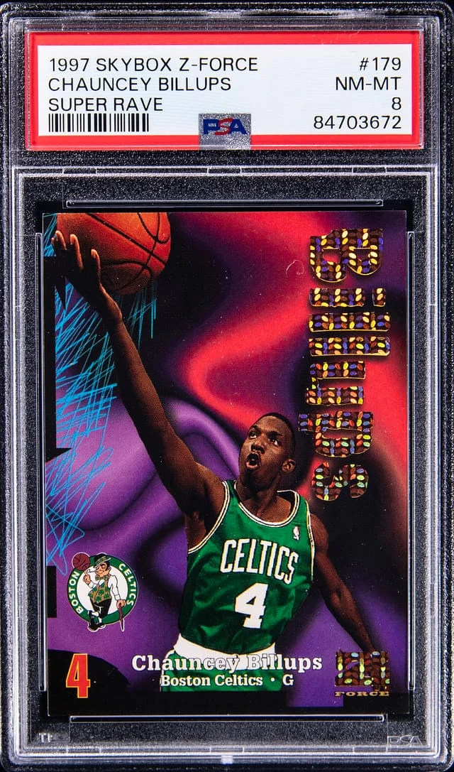 1997-98 SkyBox Z-Force Chauncey Billups Super Rave #179 card image