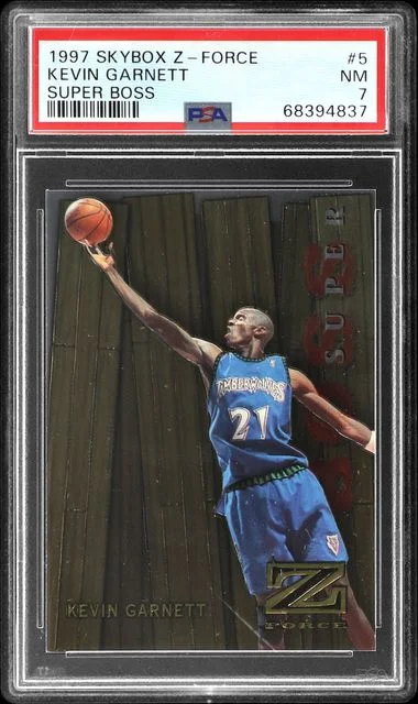 1997-98 SkyBox Z-Force Kevin Garnett Super Boss #5 card image
